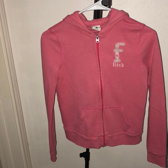 Abercrombie hoodie cropped pink - Picture 4 of 5